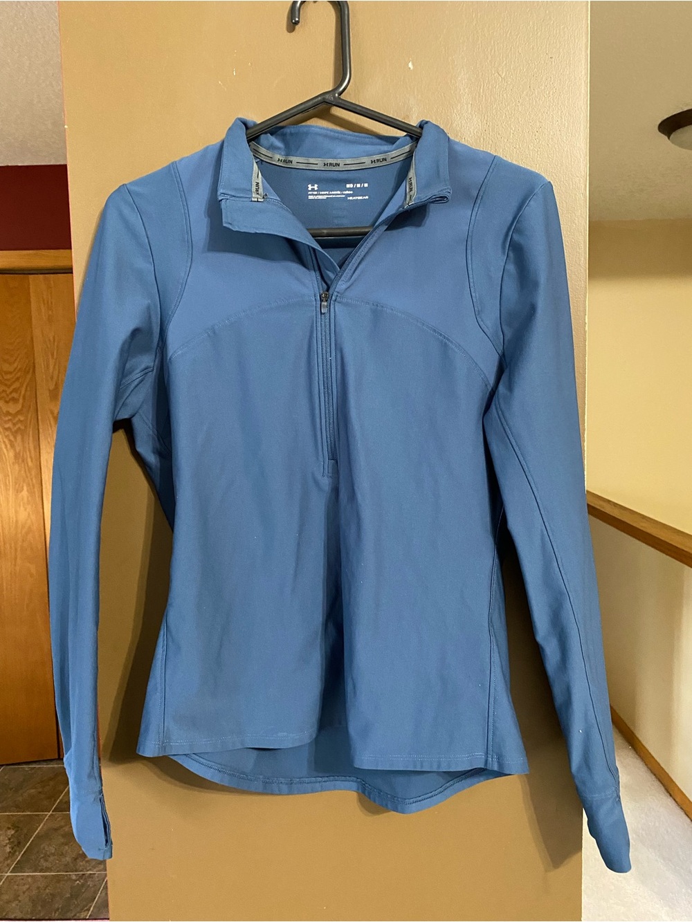 Under Armour Steel Blue Half-Zip Athletic Pullover